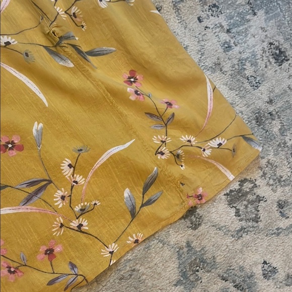 One Clothing Yellow Midi Floral Sundress - Picture 6 of 14